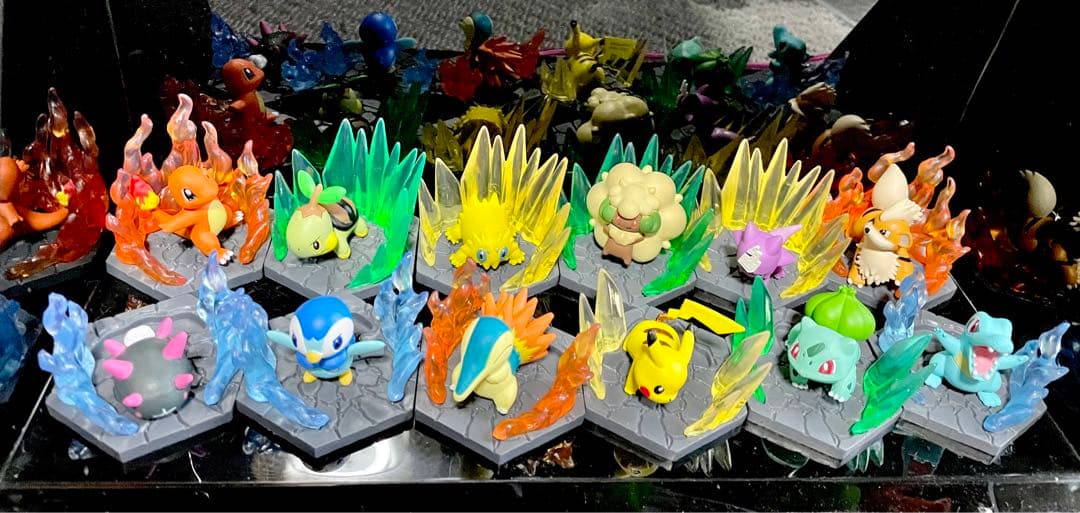 ポケモン ジオラマコレクト ほのお&くさ でんき&みず コンプリート