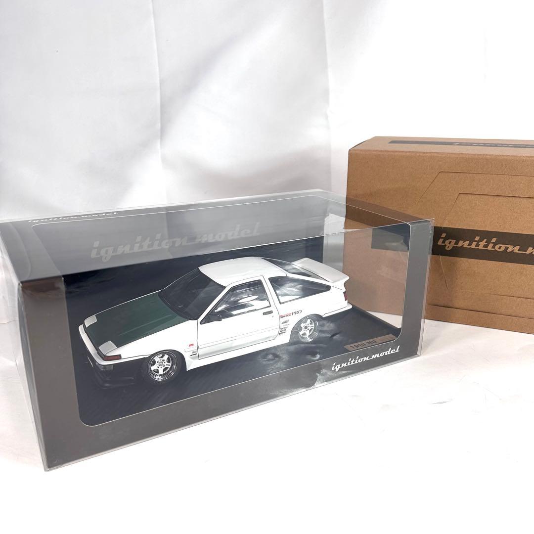 【美品】イグニッションモデル 1/18 トヨタ スプリンター トレノ AE86