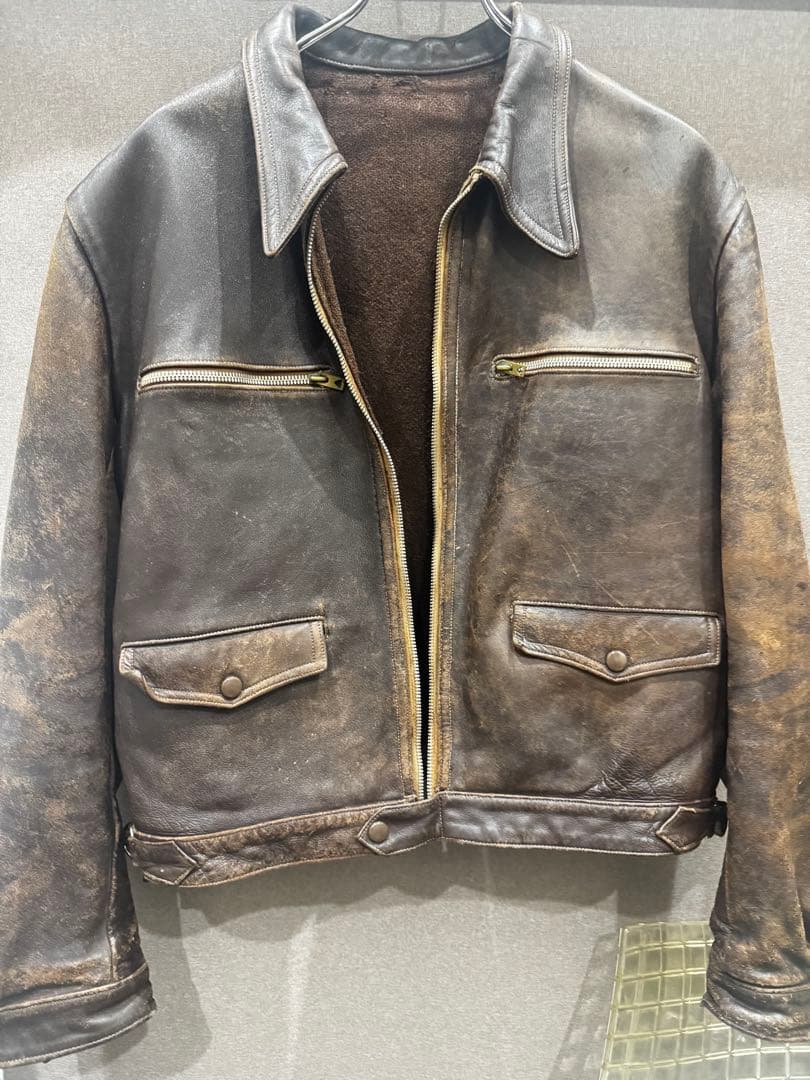 B*ト様 40s French Hartmann Leather Jacket