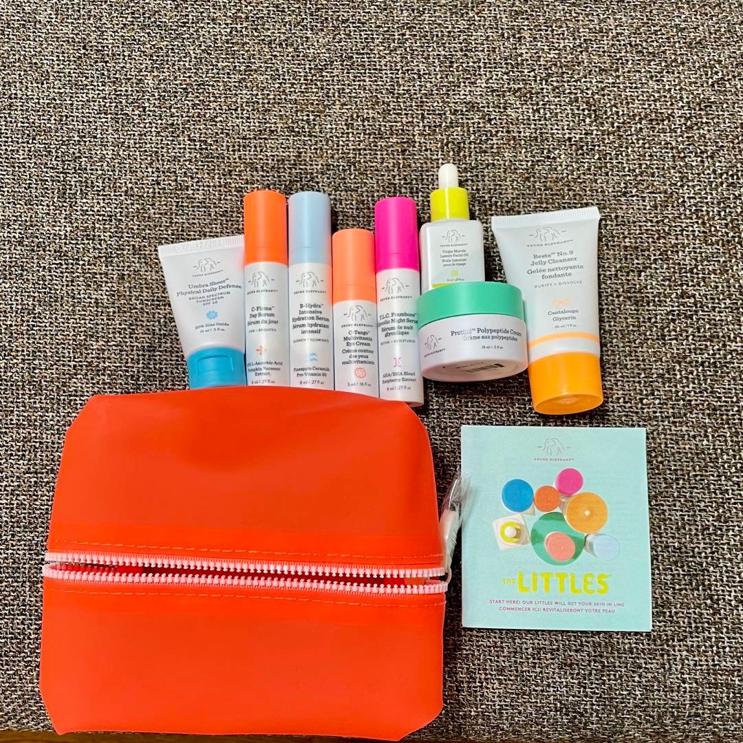 【新品・未開封】ドランクエレファント お試しキット ポーチ付き アメリカ購入