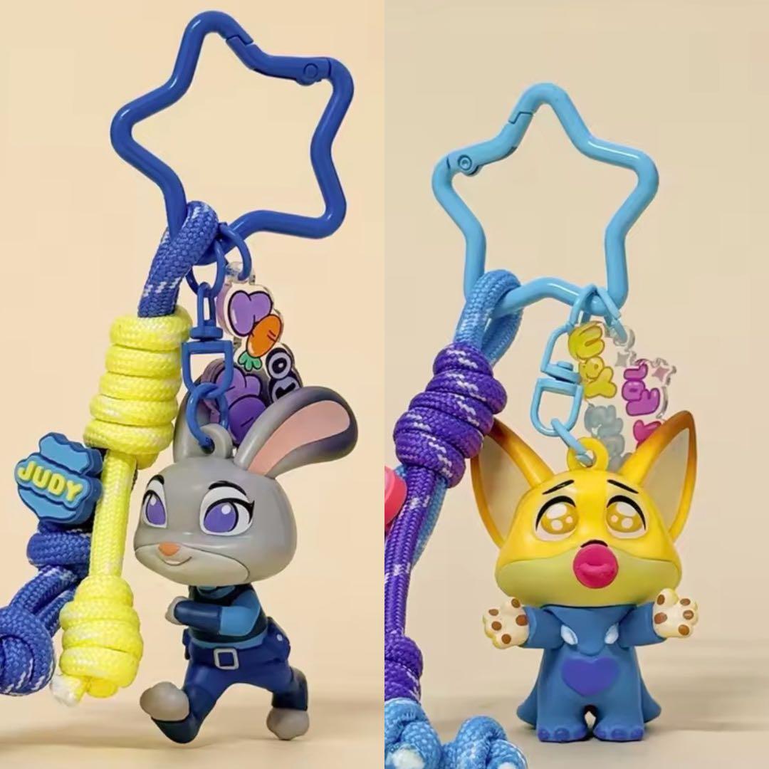 大人気セット❣️ズートピア2 ジュディ＆フィニック キーホルダー ストラップ