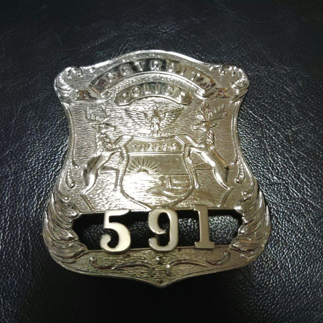 デトロイト　ポリスバッジ 　Police Officer
