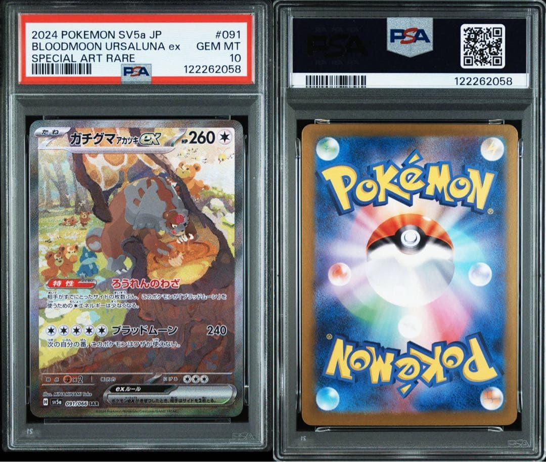 PSA10】ガチグマアカツキex SAR ガチグマex - メルカリ