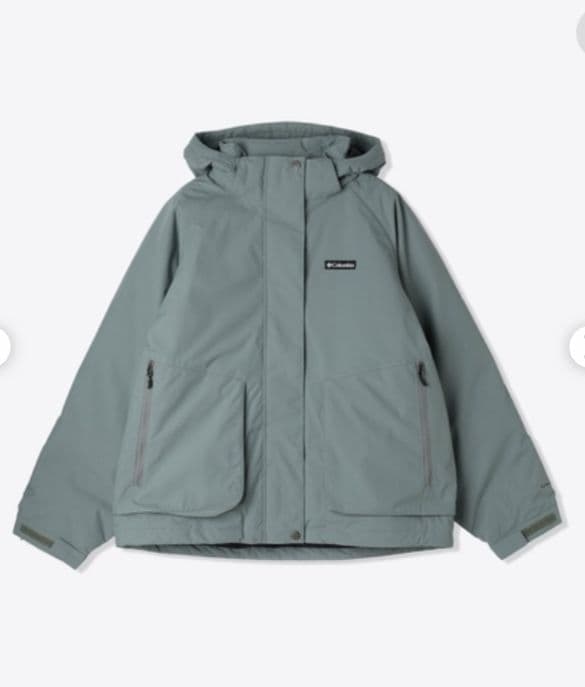 防水 防寒 きれいめ Columbia オムニヒート 中綿 ナイロンジャケット