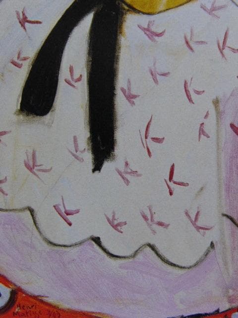 アンリ・マティス、【リュート】、新品高級額 額装付、年代物・希少