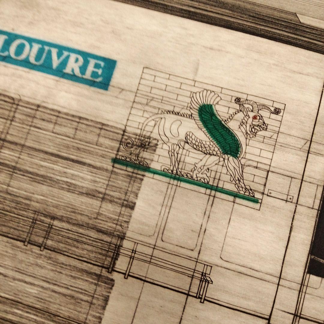 ☆ 野口明美 METRO LOUVRE エッチング