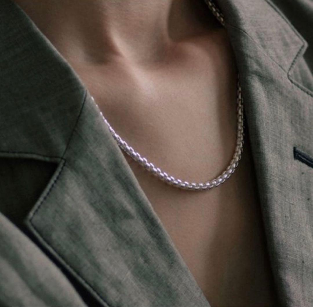 アクセサリー here's Rounded corners necklace 501