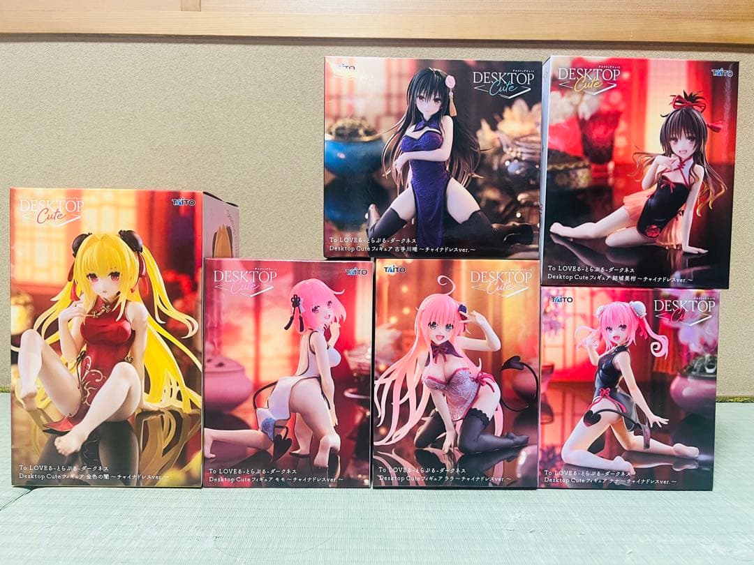 ToLOVEる desktop cuteフィギュア チャイナドレス 6体セット - メルカリ
