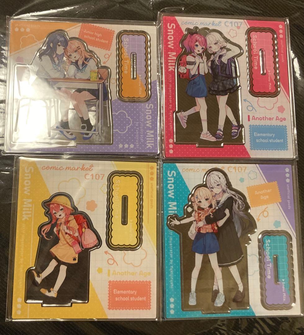 c107 ゆきじるし　イディオス　アクリルスタンド　セット　idios