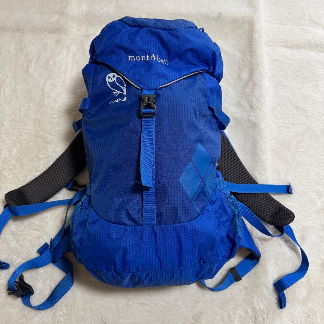 美品モンベル グラナイト パック Kid's 20 ブルー - メルカリ