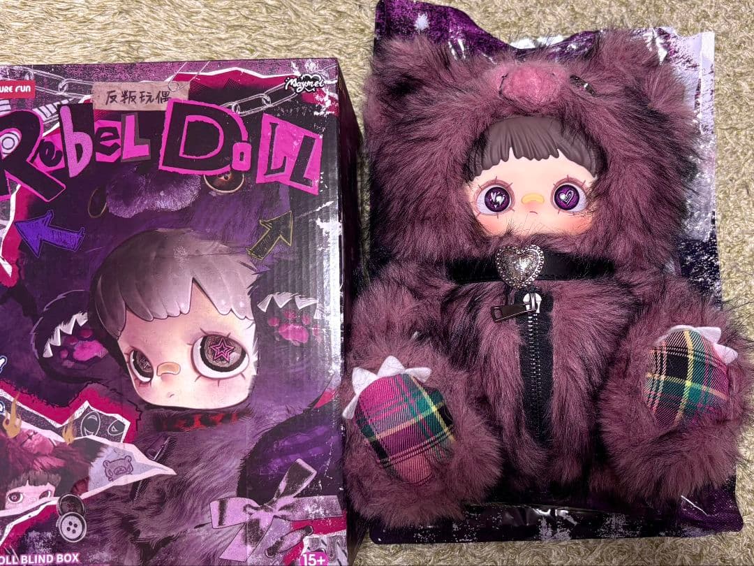 【箱あり】新品 メイメイ RebeLDoLL ピンク くま ぬいぐるみ リュック