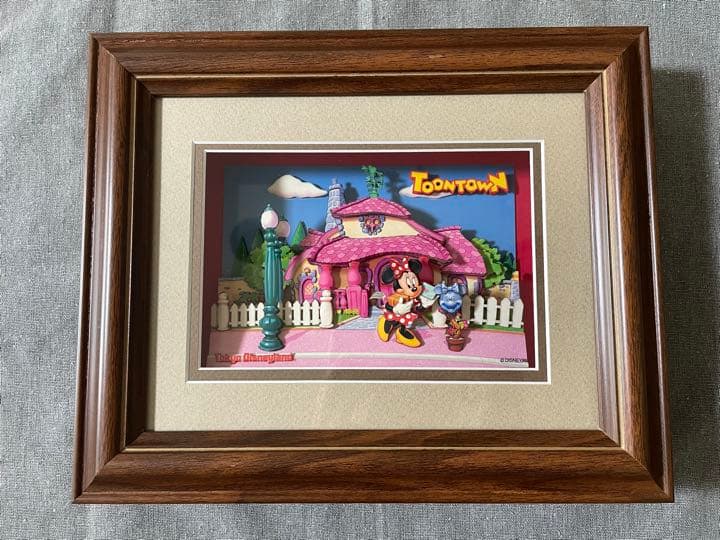 1点限り】ディズニー シャドーボックス ミニー 3D - メルカリ