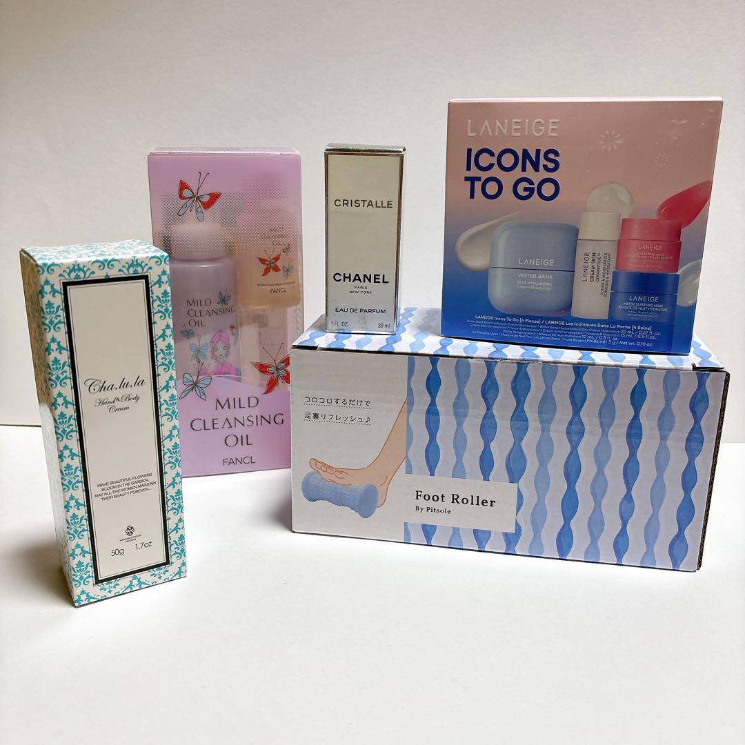 ゲリラセール中！！【未使用新品！】美容5点セット　フットローラー　ハンドクリーム