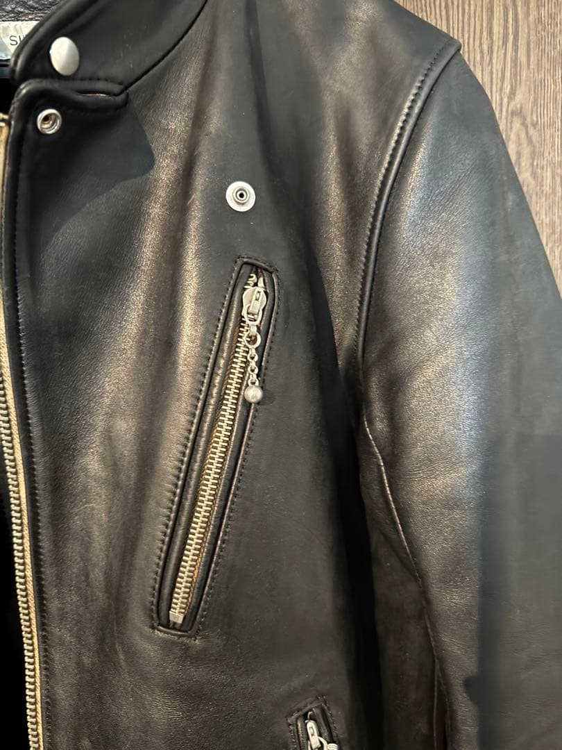 v*h様 SUNSETBAY バザーズ BUZZARDS ライダースジャケット - メルカリ