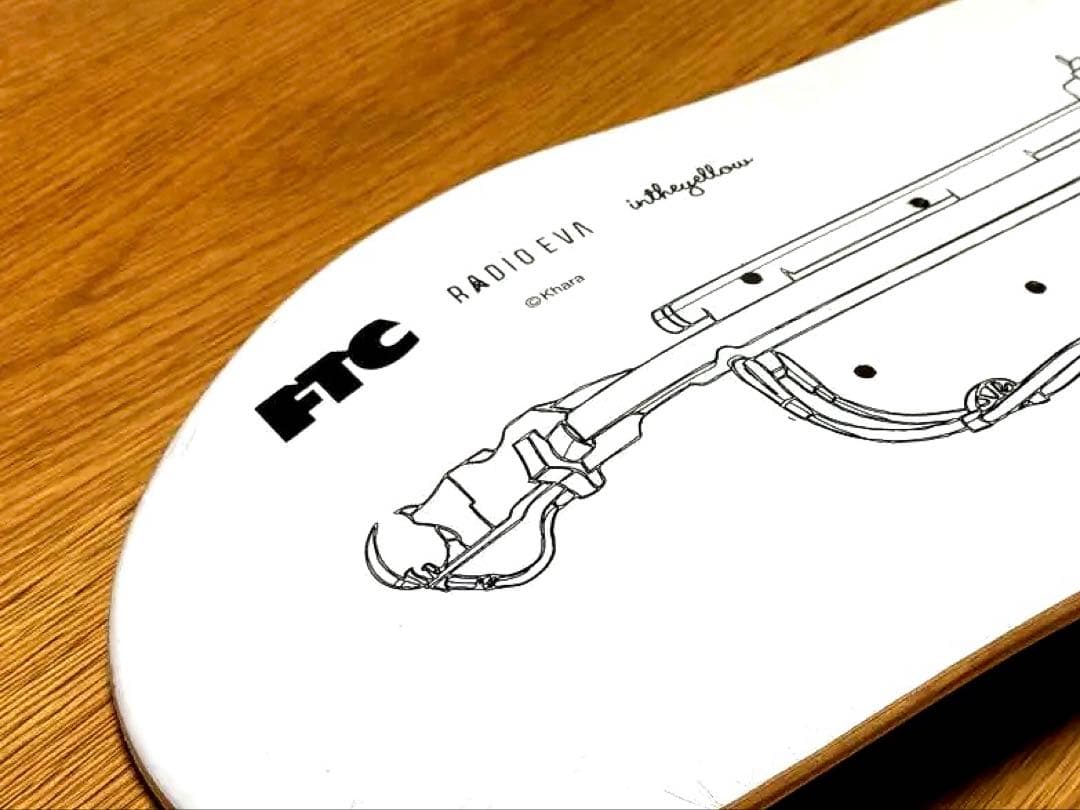 新品未使用スケートボードFTC × intheyellow × エヴァ 新品】店頭展示品 エヴァンゲリオン FTC スケートデッキ スケボー