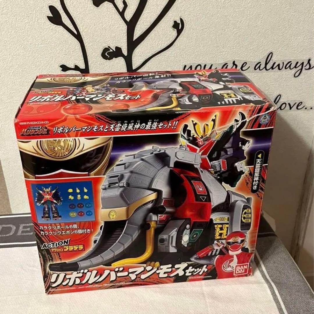 忍風戦隊 ハリケンジャー リボルバーマンモスセット 天雷旋風神