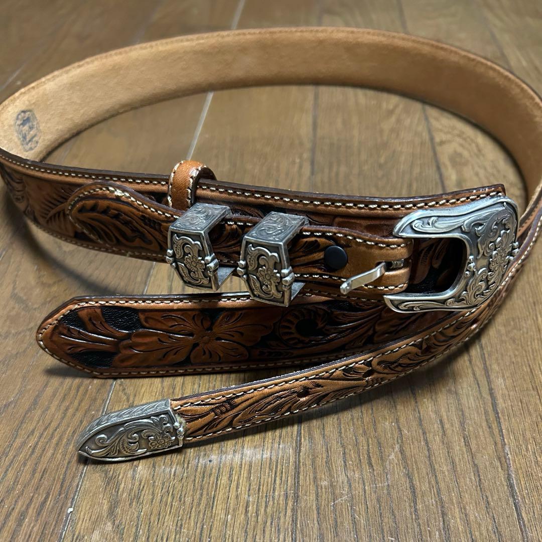 トニーラマ　ウエスタンベルト　ブラウン