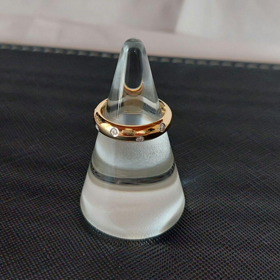 美品　 ティファニー　リング　 8号　 K18YG　Pt950　ダイヤモンド