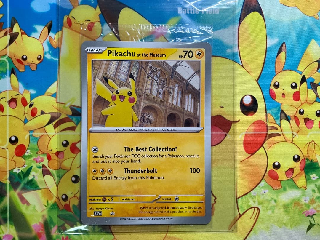 pikachu at the museum ピカチュウプロモ - メルカリ