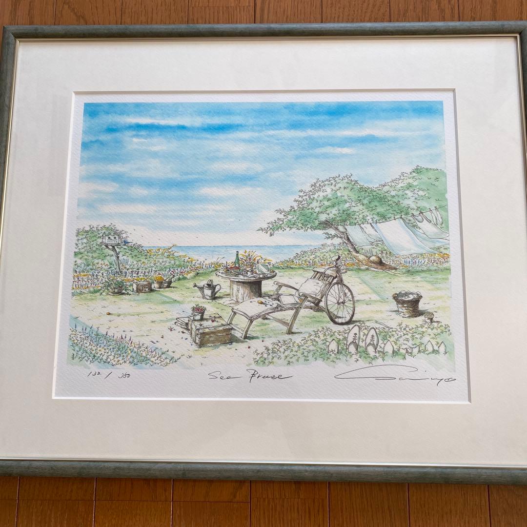 内田　新哉　Sea Breeze シリアルナンバー有り　PLE-3720