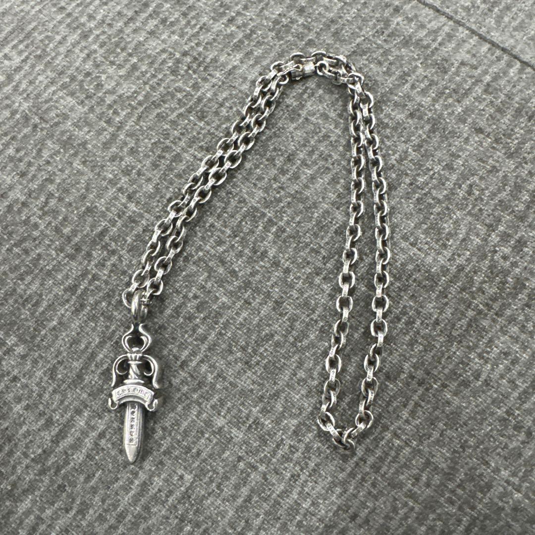 す*！様 クロムハーツ　ダガー　ネックレス クロムハーツダガーペンダントラージwithベイル(ネックレス)|クロム