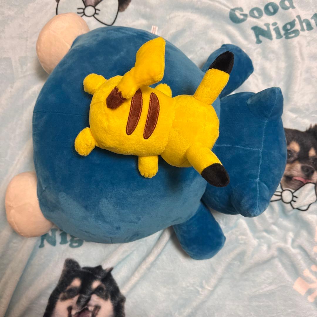 ポケモン 一番くじB賞 カビゴン＆ピカチュウ ぬいぐるみ - メルカリ