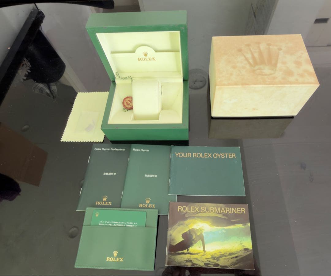 ⭐️正規品07年ROLEX Submariner16610 箱 付属品セット中古♪