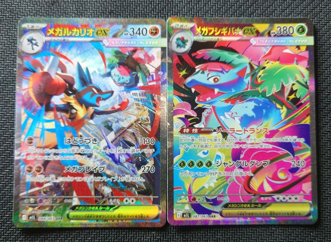 メガルカリオex　メガフシギバナex　SAR2枚 【美品】 メガブレイブ