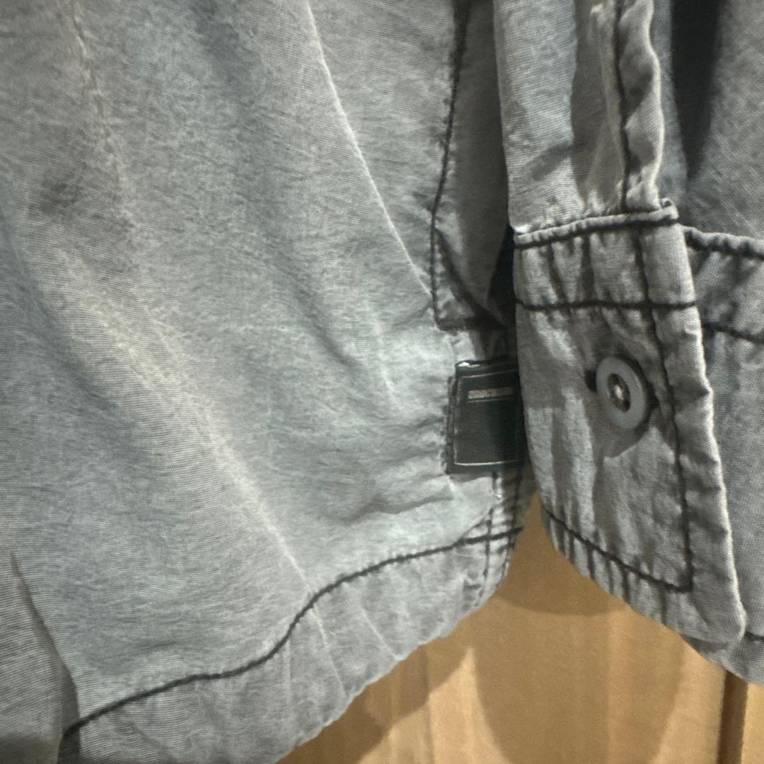 新品 BROCHURE シャツ B.H.O.D.SHIRTS グレー S