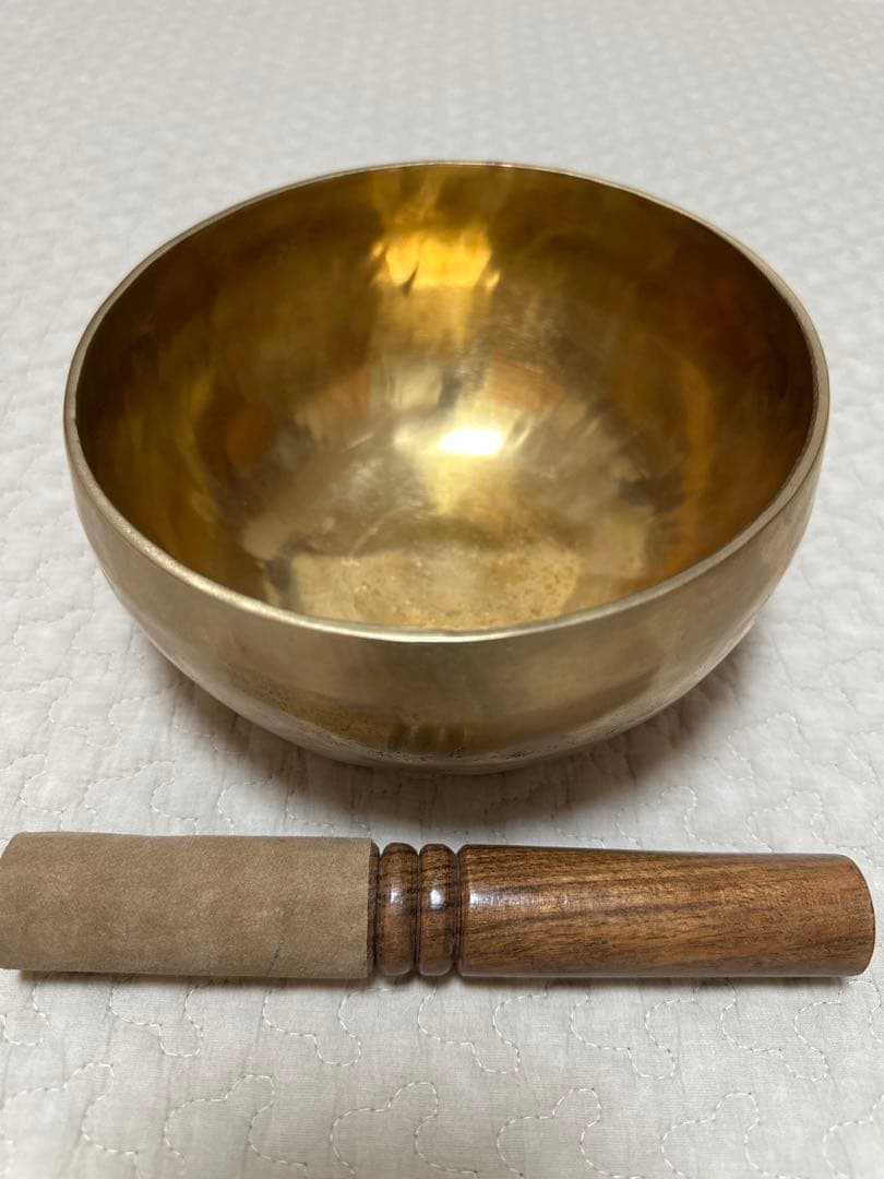インド製シンギングボウルとマレット シンギングボール シンギングボウル マレット スティック ナチュラル