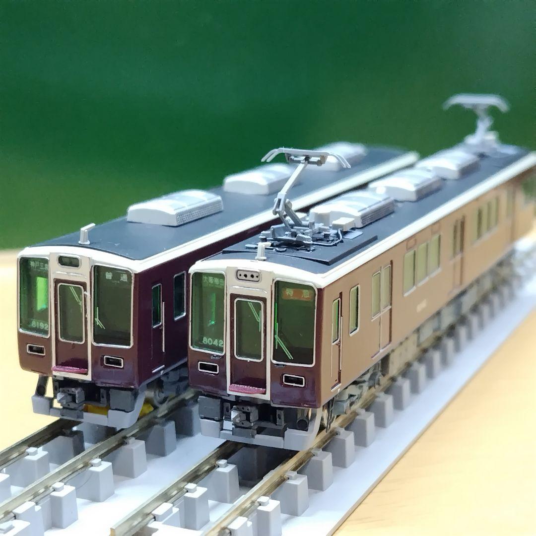 【加工品】GREENMAX 阪急 8000系 8042Fリニューアル仕様 2両