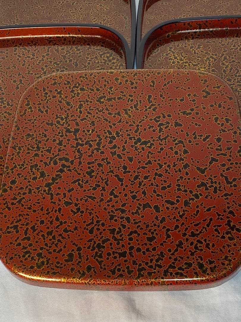 2299❣️津軽塗 角盆 5枚セット - メルカリ