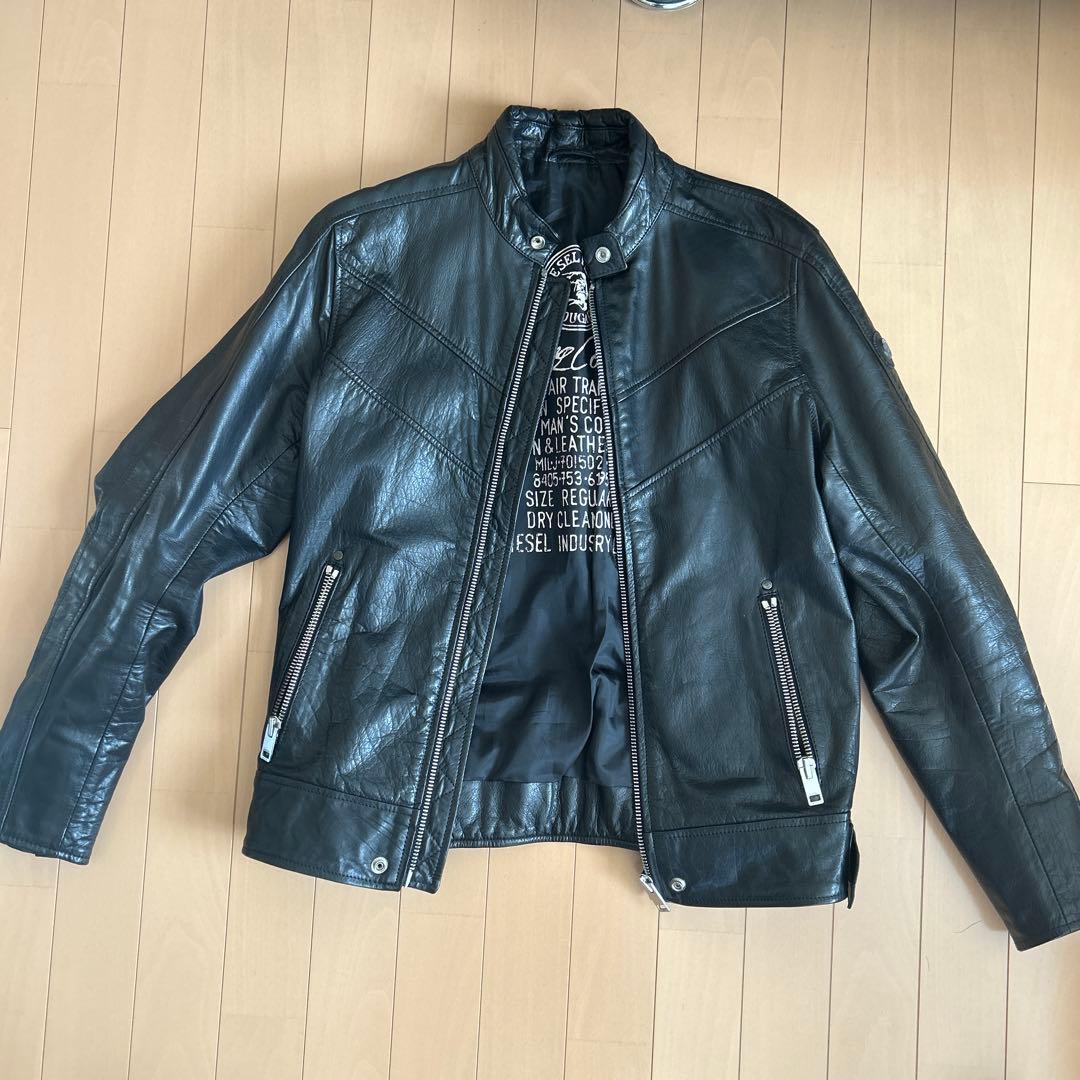 DIESEL フライングクーガー ブラックレザー