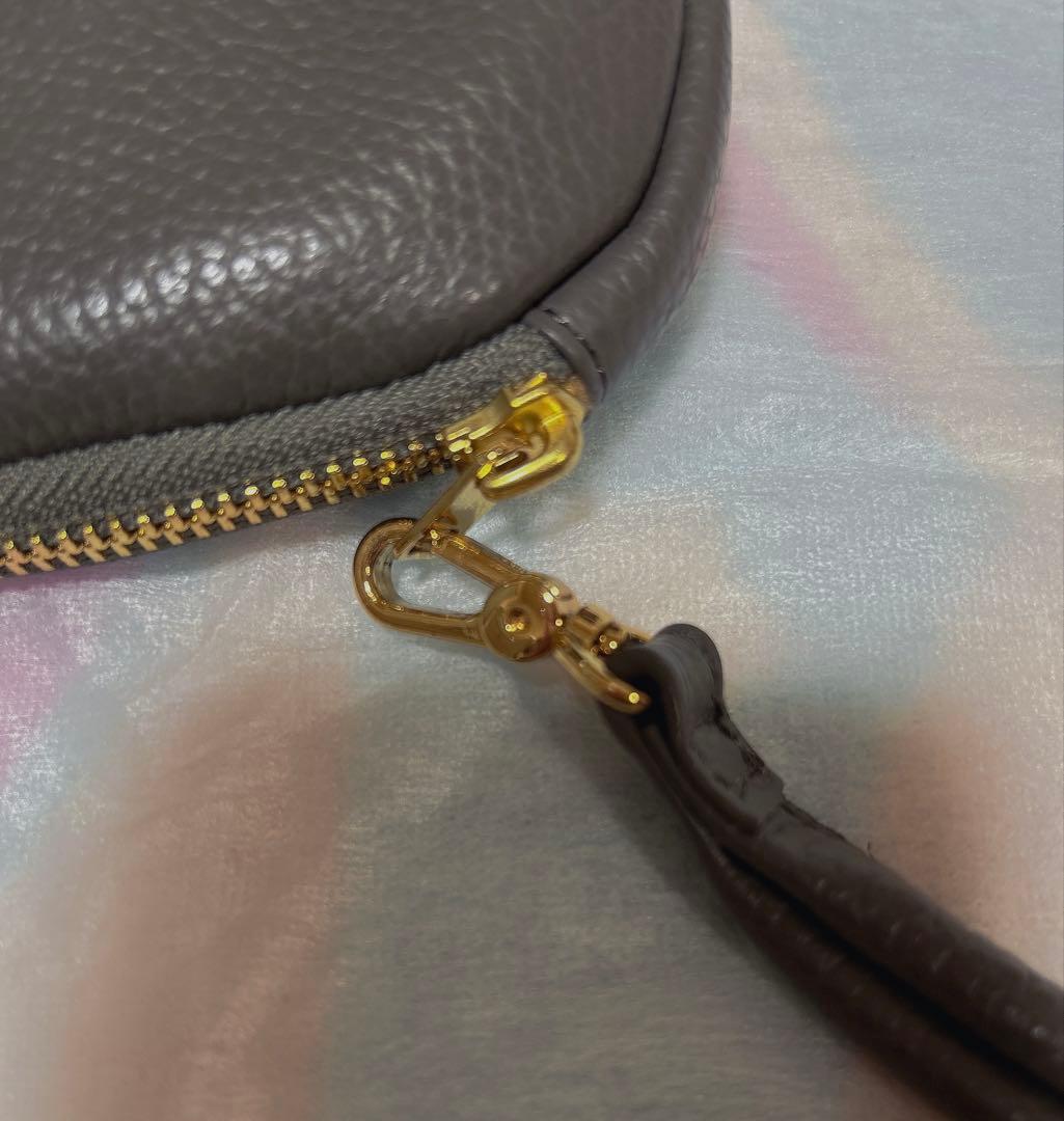 2月末まで値下げ】 chiiiibag マルチサークルバッグ グレー - メルカリ