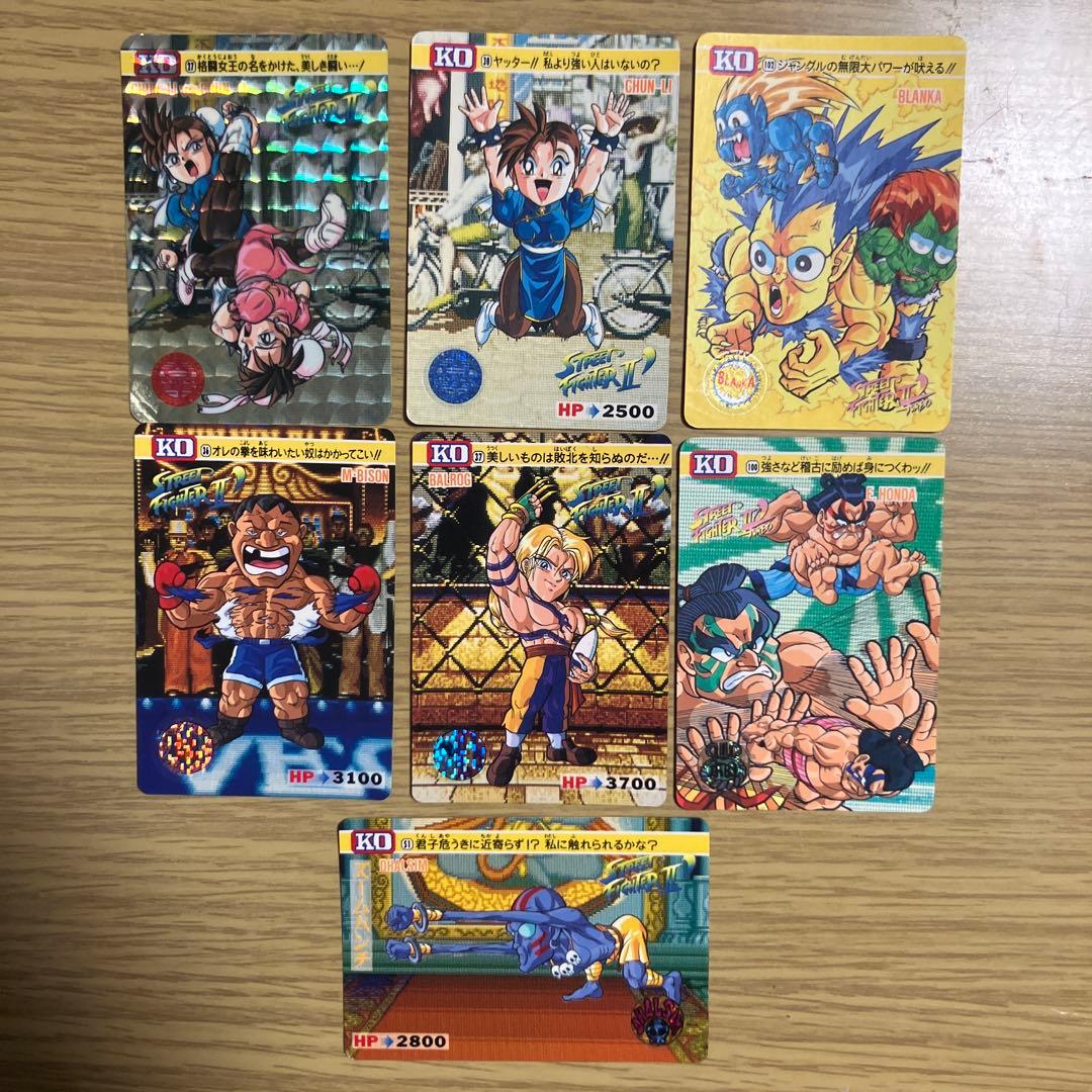 ストリートファイター カードダス 27春麗 キラ1枚ノーマル6枚 セット