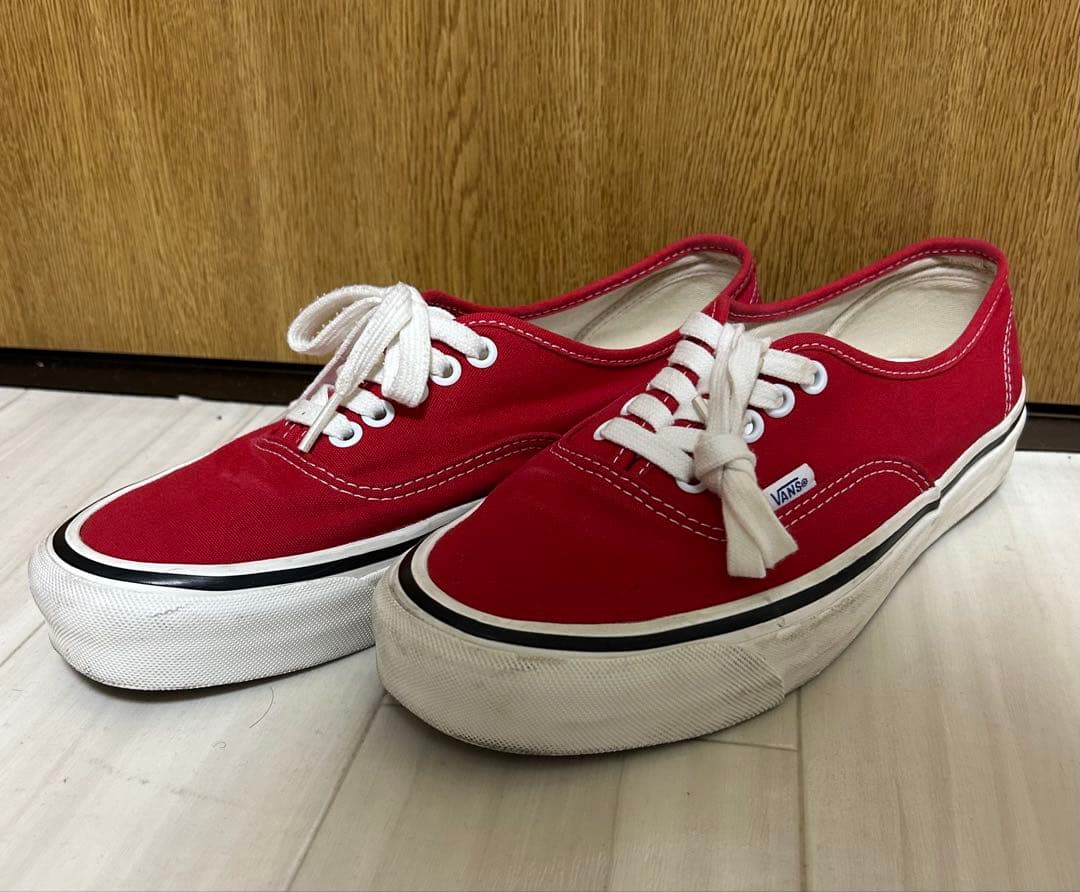 VANS Anaheim authentic 44DX レッド 26.5cm