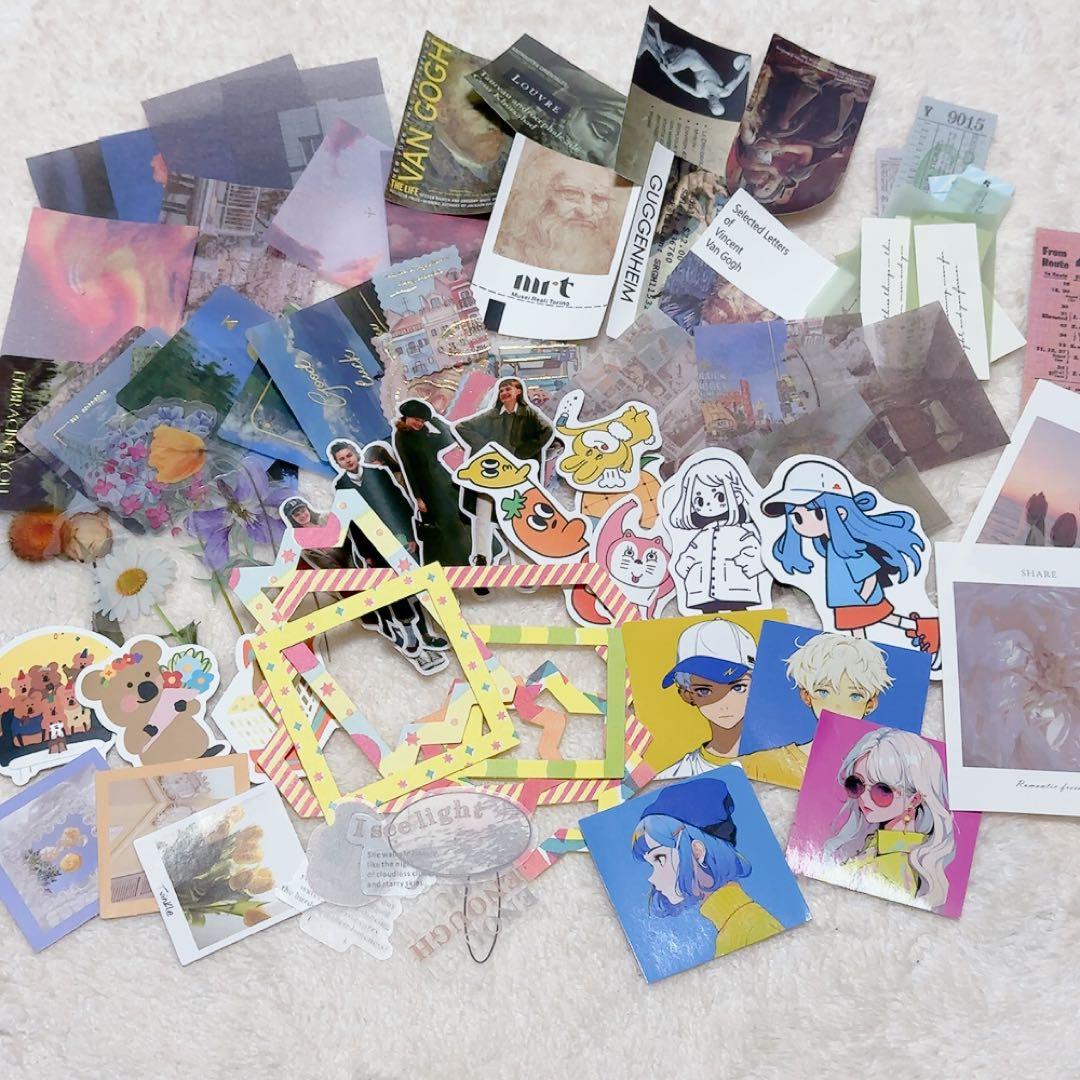 コラージュ素材 ステッカー まとめ売り - メルカリ