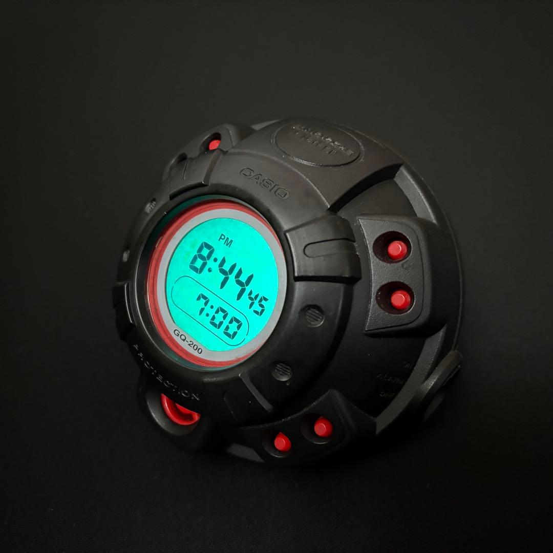 動作確認済 GQ-200 CASIO G-SHOCK カシオ 赤 目覚まし時計