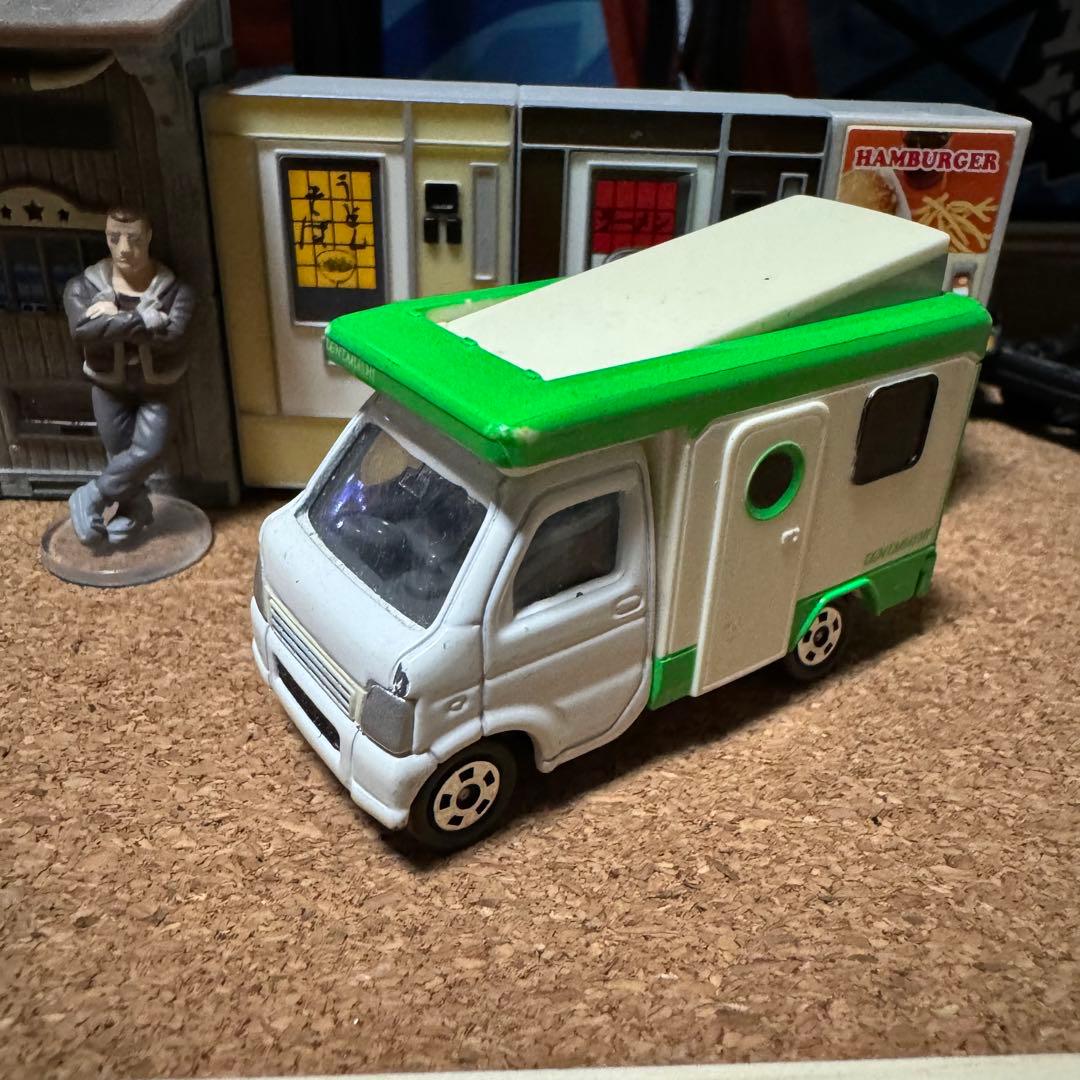 ロングトミカ バンショップ ミカミ テントむし&コロ キャンピングカー