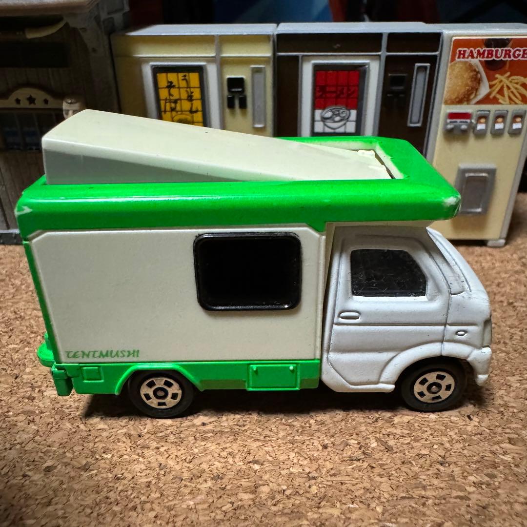 ロングトミカ バンショップ ミカミ テントむし&コロ キャンピングカー