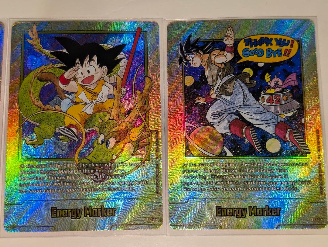 ドラゴンボール エナジーマーカー 3枚スリーブ入りセット 英語版