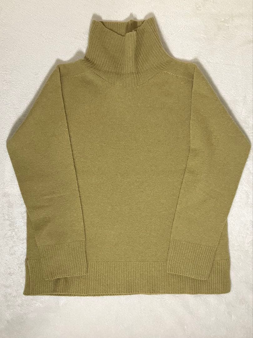 MARGARET HOWELL ウールカシミヤ タートルネックニット