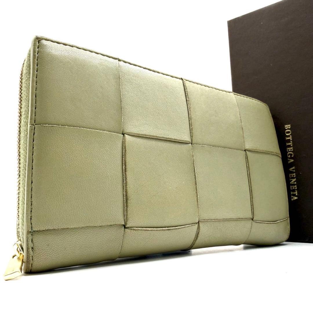 美品✨ ボッテガ カセット ジップアラウンドウォレット 長財布 IC