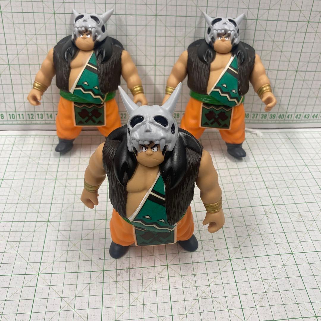 鳥山明画くアニメドラゴンクエスト 勇者アベル伝説モコモコのソフビ3体