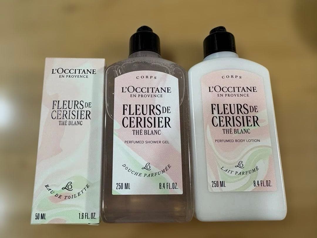 ロクシタン　テ・ブランサクラ　3つセット