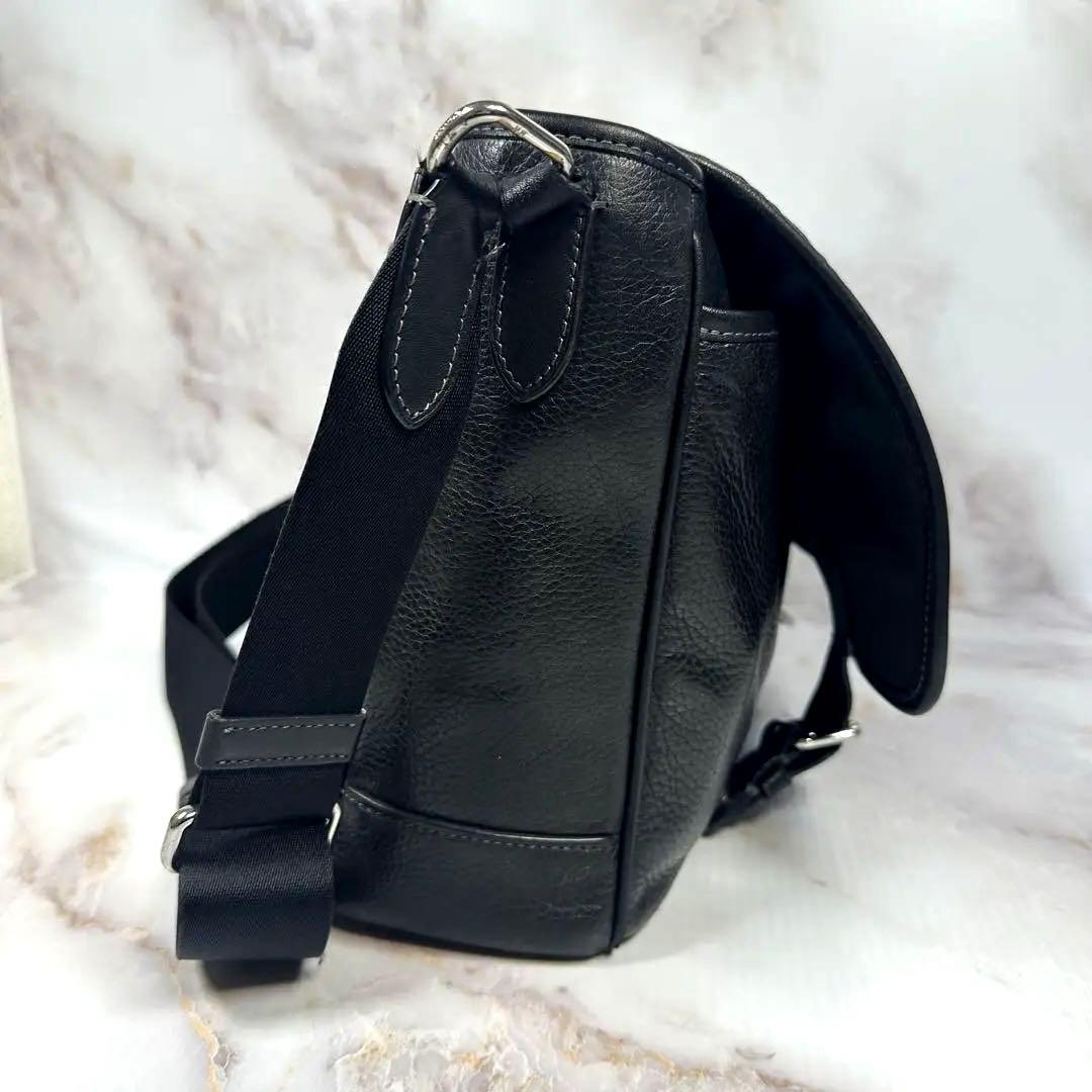 COACH メッセンジャーバッグ スプリント A4 ブラック 斜めがけ - メルカリ