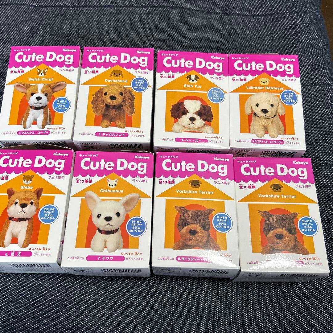 カバヤ 子犬ぬいぐるみ Cute Dog ボールチェーンマスコット 8点セット カバヤ 子犬ぬいぐるみ Cute Dog ボールチェーンマスコット 8点セット
