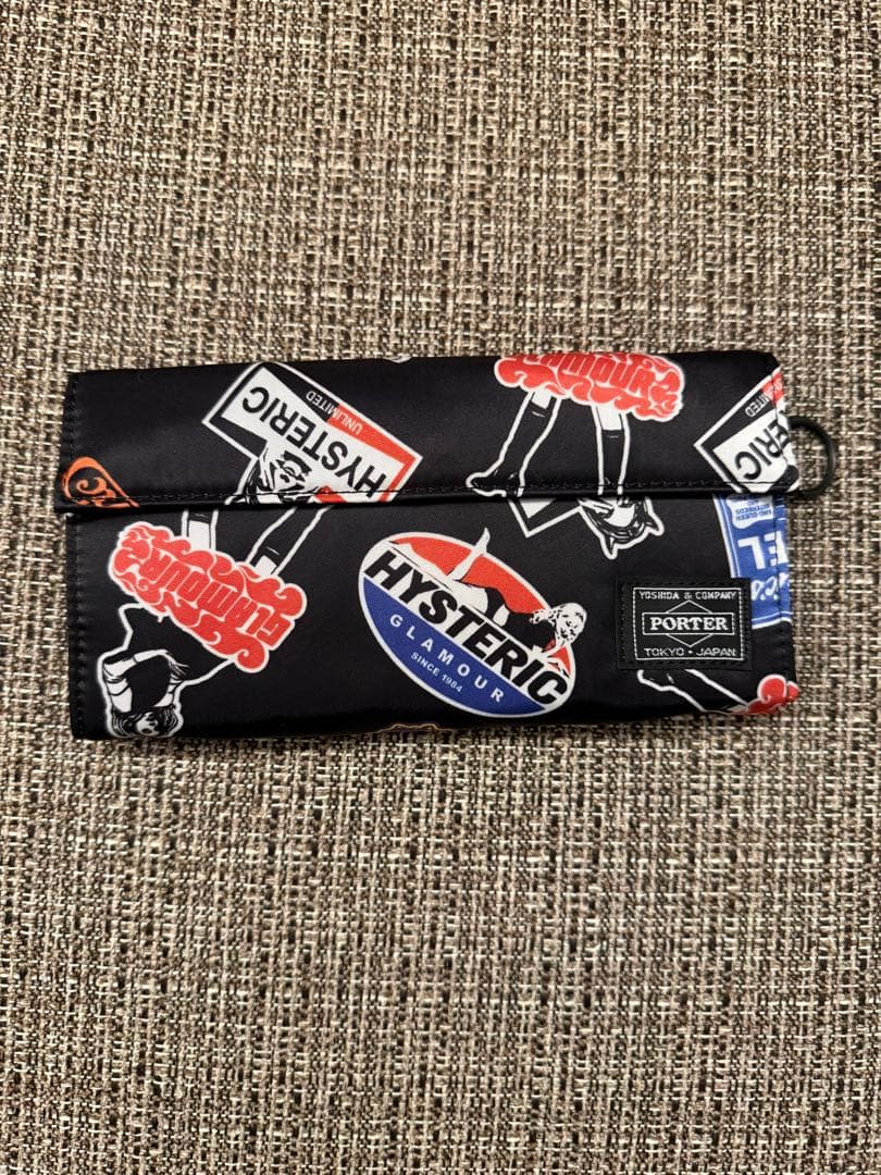 新品同様！HYSTERIC GLAMOUR PORTER 長財布 ブラック