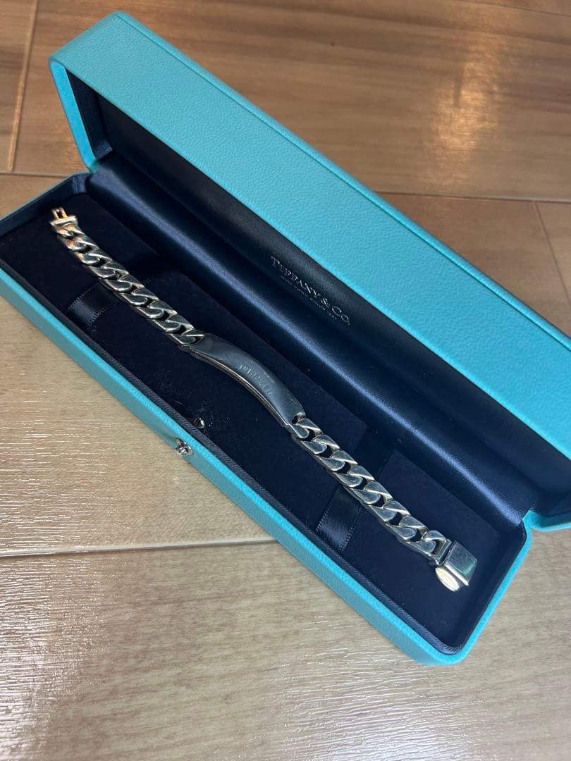 ティファニー ID ブレスレット シルバー925 Mサイズ 箱あり