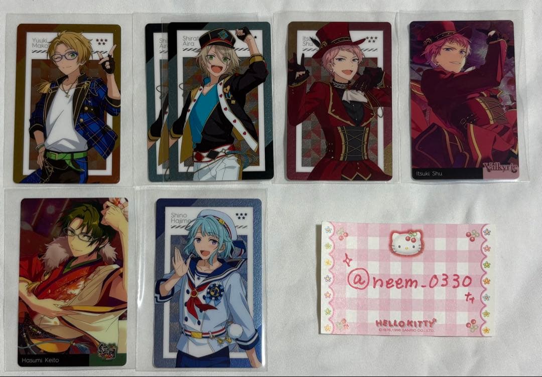 あんスタ 紙類 まとめ売り ぱしゃこれクリアカード アルカナカード